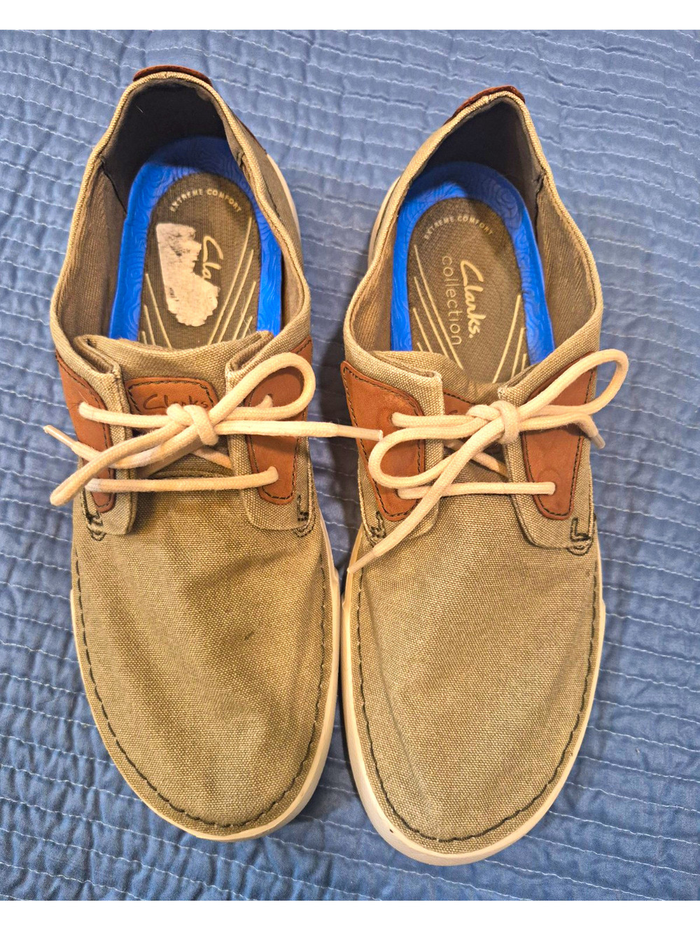 Clarks Collection Men's Sneakers Gray/Brown US 10.5 EU 44 G